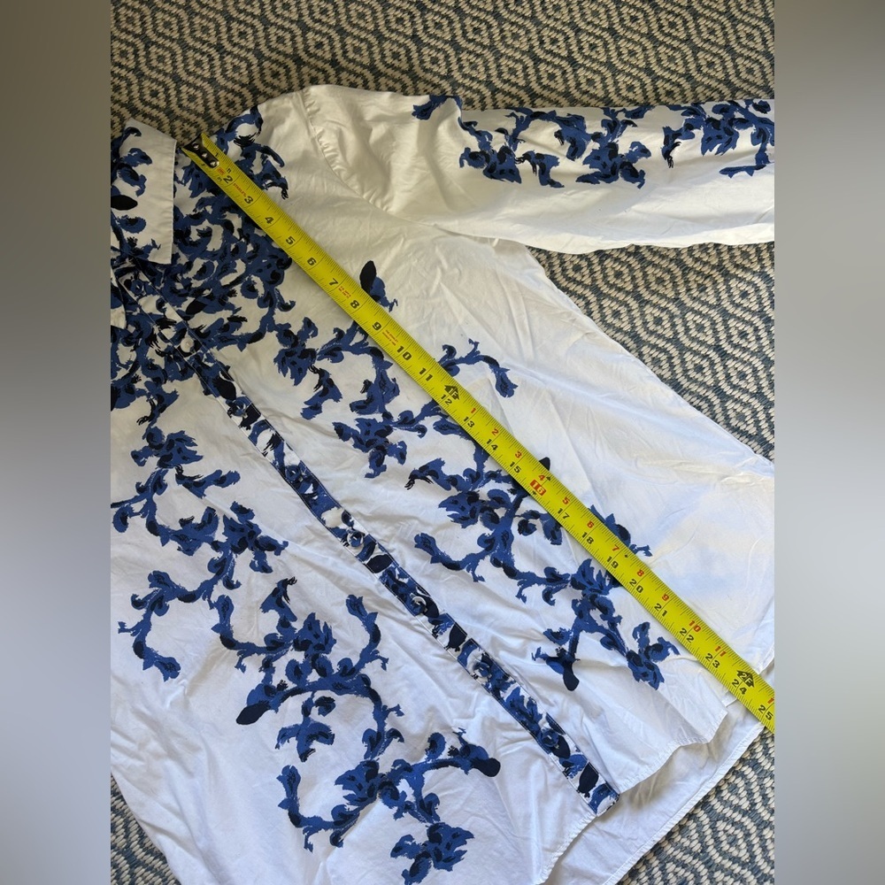LIKE NEW ERDEM FLORAL BLOUSE - Picture 2 of 10